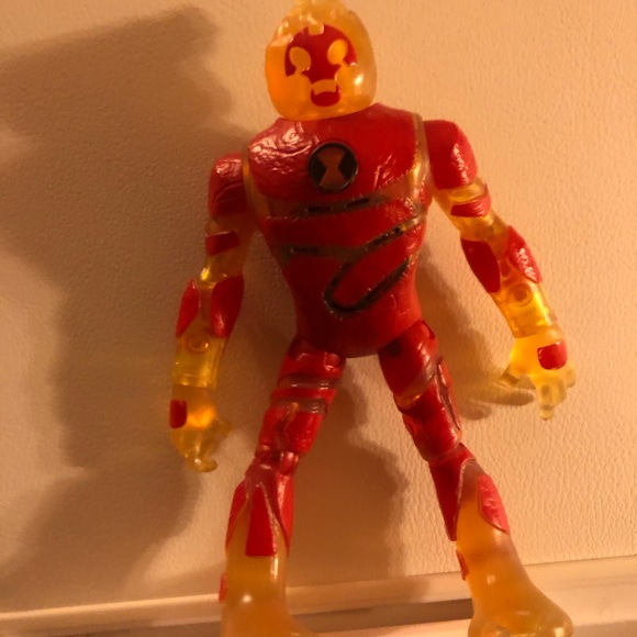 Ben 10 Heatblast Figure 6" Playmates 2017 Cartoon Network Lights Up Talk CN Toy - Picture 11 of 11